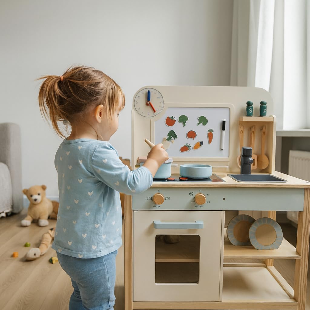 Wooden Play Kitchen