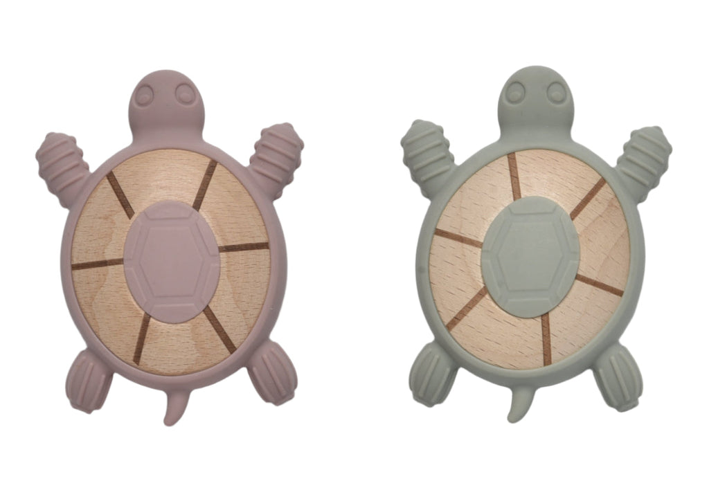 Turtle Silicone Teether