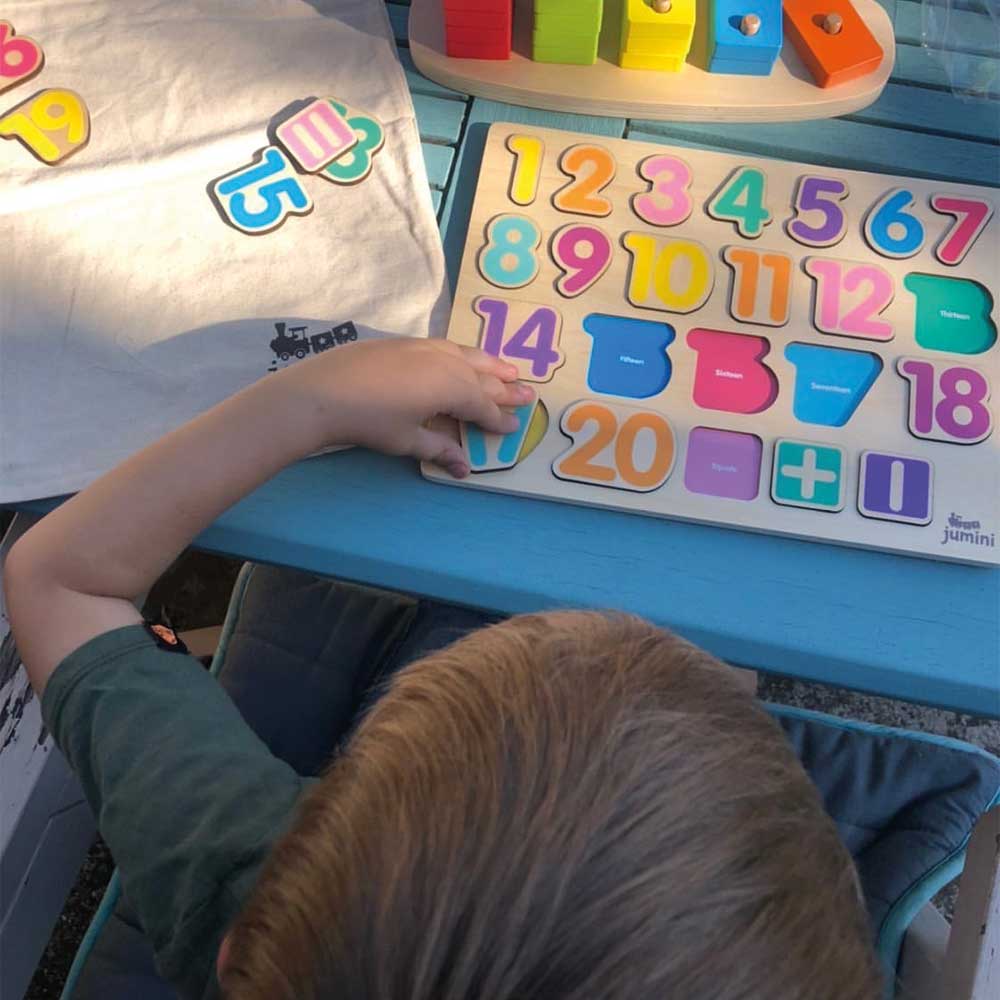 Wooden Number Puzzle