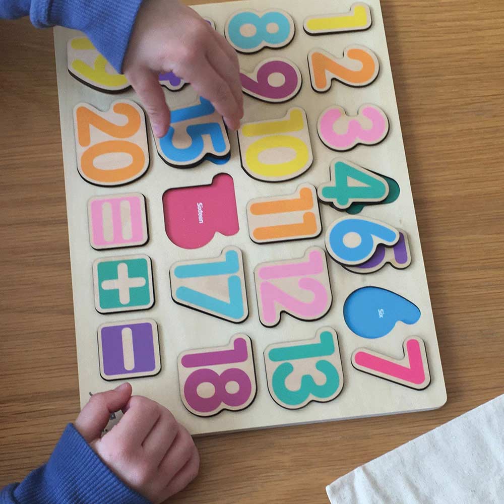 Wooden Number Puzzle