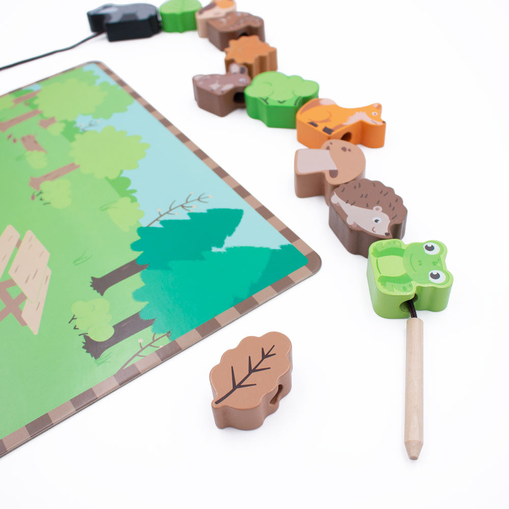 Woodland Lacing Game