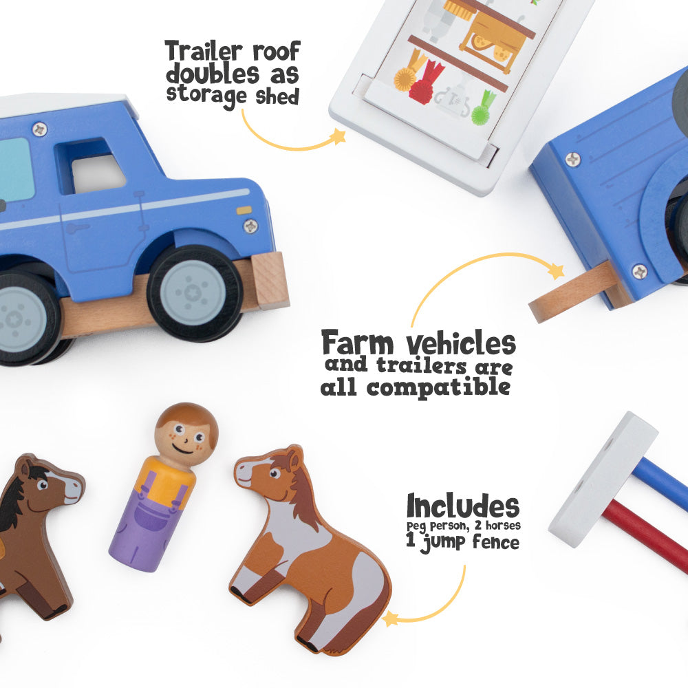 Horse Trailer Playset