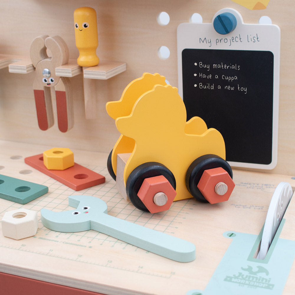 Wooden Toy Workbench