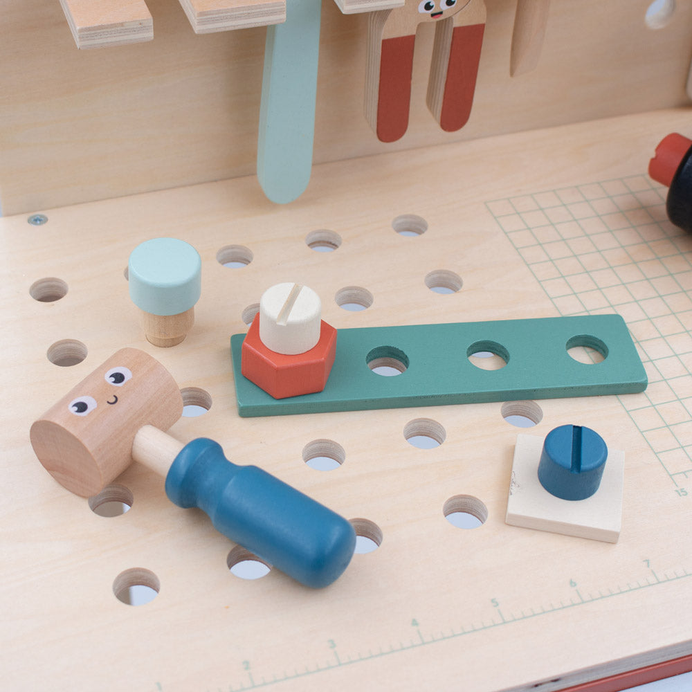 Wooden Toy Workbench