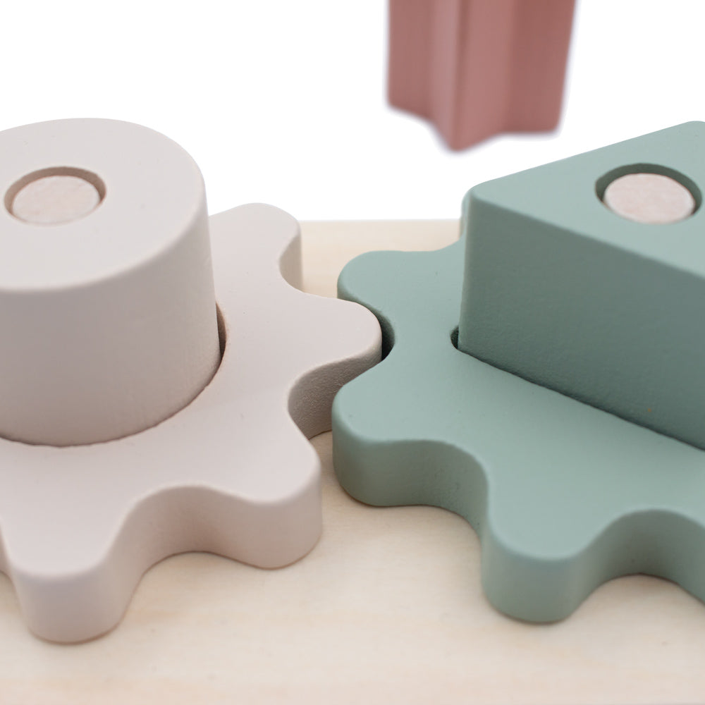 Wooden Gear Puzzle